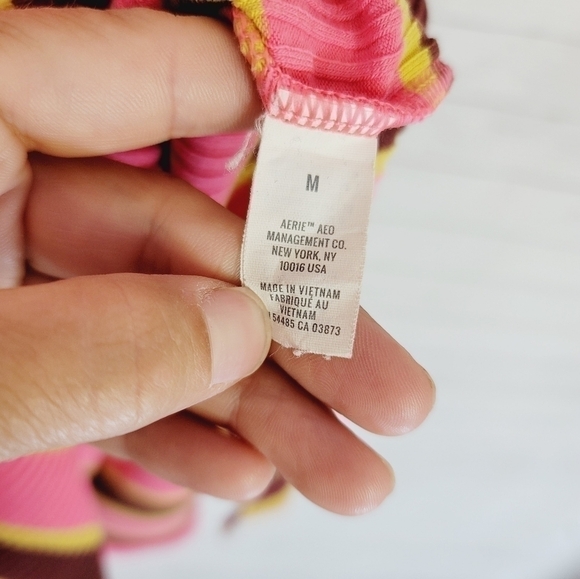 AERIE RIBBED STRIPED PULL ON MIDI SKIRT, SZ MEDIUM - Picture 7 of 9